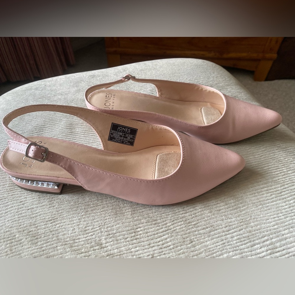 Jones New York Pink Slingback Flats